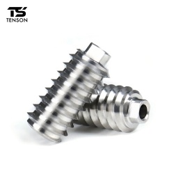 Invisible Swage Lag Screw Tensioner for wood post