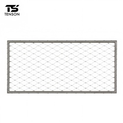 Round-Wire Mesh Webnet Railing