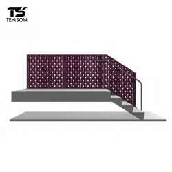 Laser-Cut Panels Railing