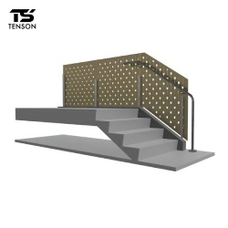 Laser-Cut Panels Railing