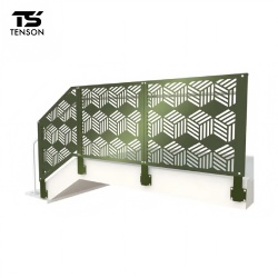Laser-Cut Panels Railing