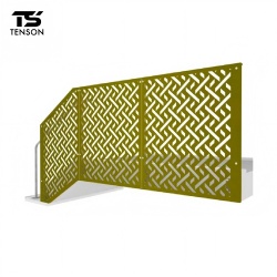 Laser-Cut Panels Railing