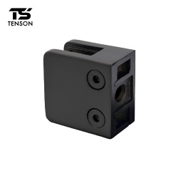 Square Black Glass Clamp